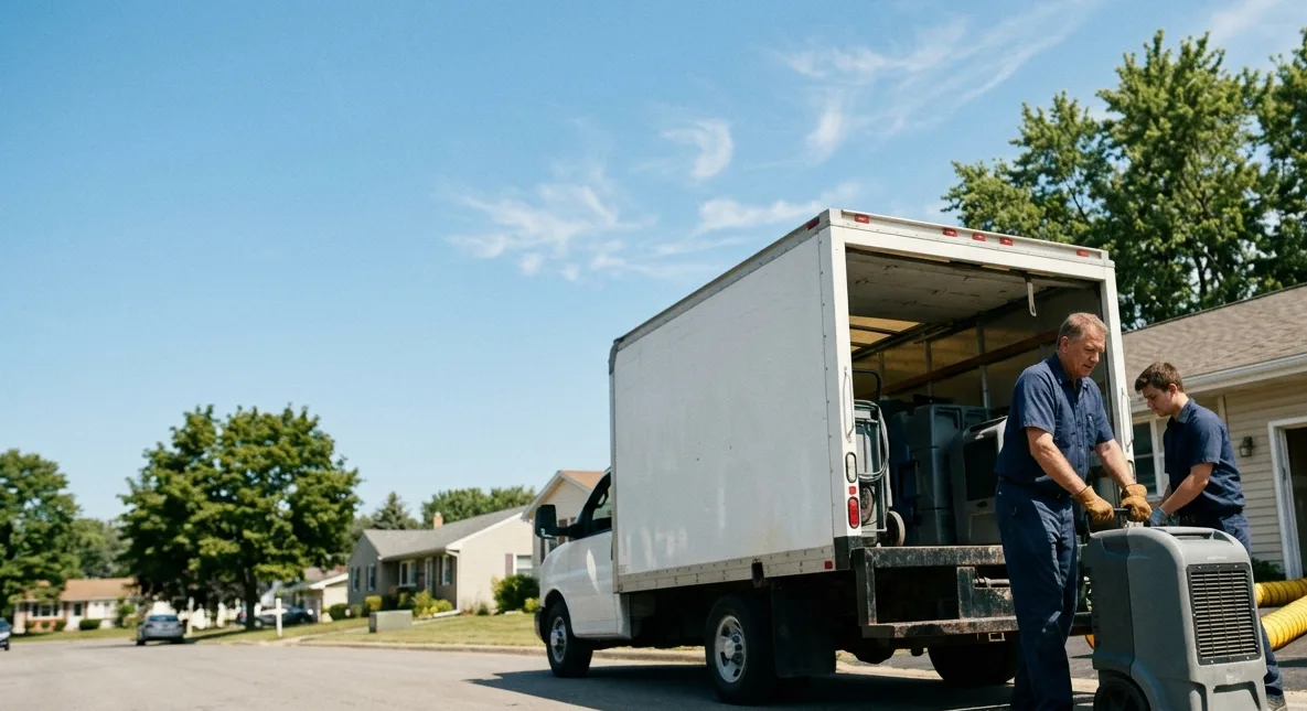 Water Damage Cleanup in Ludlow, IL near me